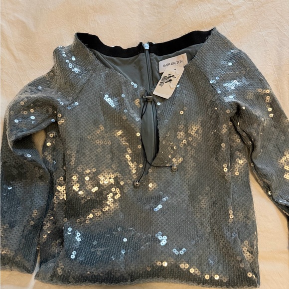 16ARLINGTON Solaria Sequined Tulle Mini Dress - Picture 5 of 8